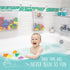 Comfylife 2 x Mesh Bath Toy Organizer + 6 Ultra Strong Hooks + 36 Bath Letters & Numbers – Eco-Safe, Fun, Educational Foam Letters and Perfect Toy...